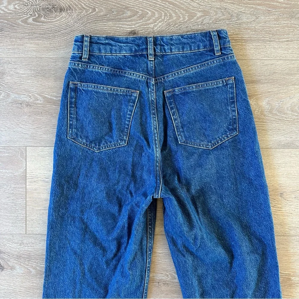 NWOT Reformation Jeans Wilder High Rise Wide Leg Jeans Cleary Wash Sz 26 - Picture 9 of 11